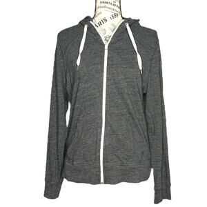 Xersion (M) Hooded Full Zip Two Front Pocket Casual Knit Layering Comfy Jacket